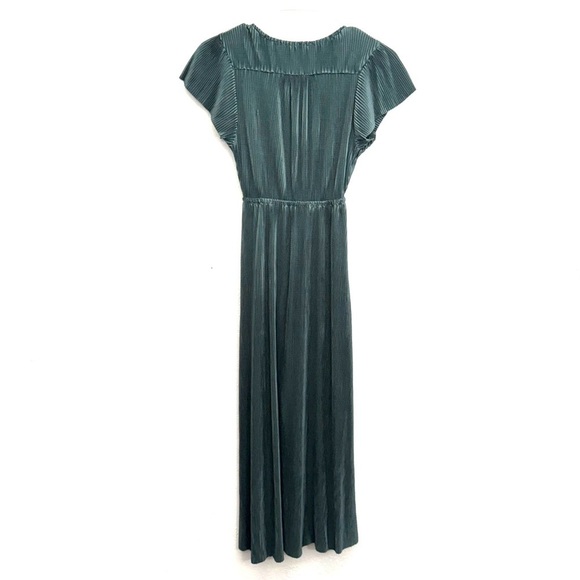Baltic Born Athena Pleated Maxi Dress Teal Blue Green Size XS - Picture 9 of 9